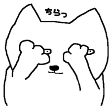 mr.cat and bear sticker #2051570