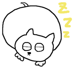 mr.cat and bear sticker #2051571