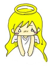 pretty angel & little devil sticker #2051599