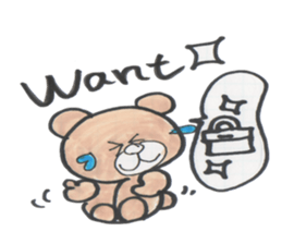 funny bear! sticker #2051781