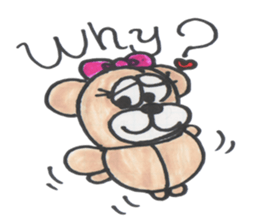 funny bear! sticker #2051786