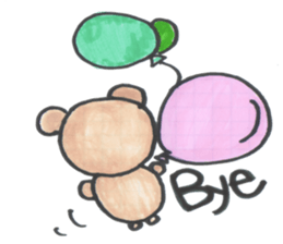 funny bear! sticker #2051804