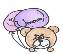 funny bear! sticker #2051808
