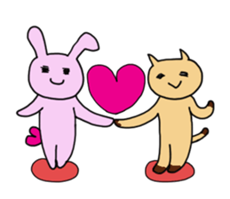 Rabbit's Heartwarming sticker #2052139