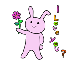 Rabbit's Heartwarming sticker #2052143