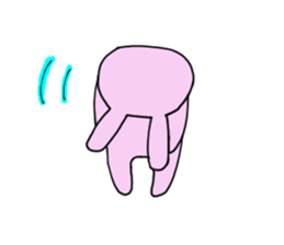 Rabbit's Heartwarming sticker #2052149