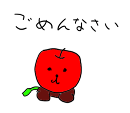 Apple-dog sticker #2052222