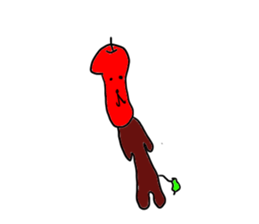 Apple-dog sticker #2052239