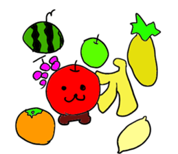 Apple-dog sticker #2052242