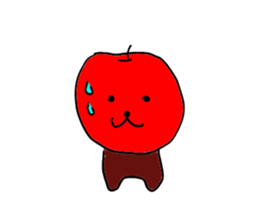 Apple-dog sticker #2052245