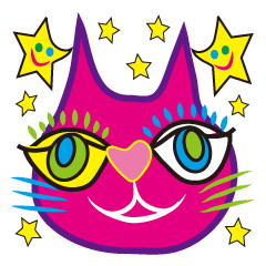 SHOCKING PINKiee the Cat <English Ver.1>