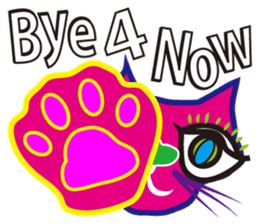SHOCKING PINKiee the Cat <English Ver.1> sticker #2052415