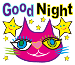 SHOCKING PINKiee the Cat <English Ver.1> sticker #2052417