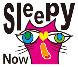 SHOCKING PINKiee the Cat <English Ver.1> sticker #2052419