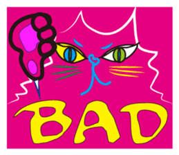 SHOCKING PINKiee the Cat <English Ver.1> sticker #2052423