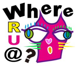 SHOCKING PINKiee the Cat <English Ver.1> sticker #2052424