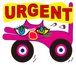 SHOCKING PINKiee the Cat <English Ver.1> sticker #2052428