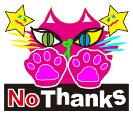 SHOCKING PINKiee the Cat <English Ver.1> sticker #2052432