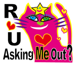 SHOCKING PINKiee the Cat <English Ver.1> sticker #2052443