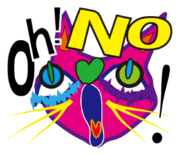 SHOCKING PINKiee the Cat <English Ver.1> sticker #2052447