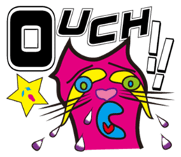 SHOCKING PINKiee the Cat <English Ver.1> sticker #2052448