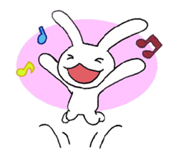 Happy rabbit Usako sticker #2052498