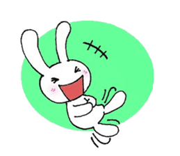 Happy rabbit Usako sticker #2052501