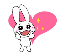 Happy rabbit Usako sticker #2052505