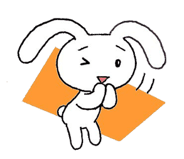 Happy rabbit Usako sticker #2052516