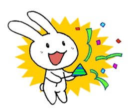 Happy rabbit Usako sticker #2052521