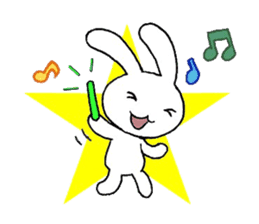 Happy rabbit Usako sticker #2052524