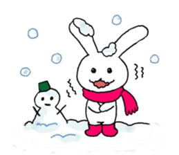 Happy rabbit Usako sticker #2052531