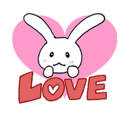 Happy rabbit Usako sticker #2052532