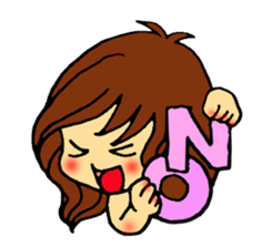 go go! girl sticker #2053219