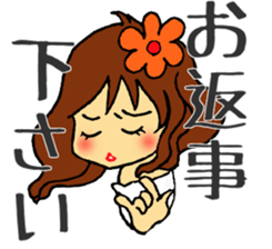 go go! girl sticker #2053229