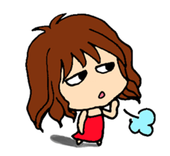 go go! girl sticker #2053238