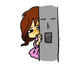 go go! girl sticker #2053251