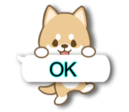 Shiba inu (English version) sticker #2053494