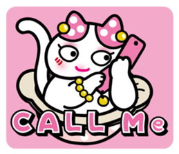 Cute cats like into the pot. sticker #2054735