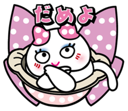 Cute cats like into the pot. sticker #2054744