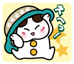 Cute cats like into the pot. sticker #2054752