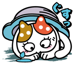 Cute cats like into the pot. sticker #2054757