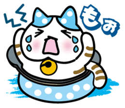 Cute cats like into the pot. sticker #2054760