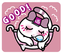 Cute cats like into the pot. sticker #2054765