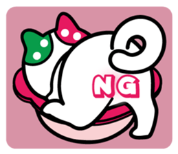 Cute cats like into the pot. sticker #2054768