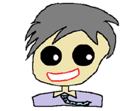 One day of the foppish man who works sticker #2054945