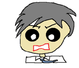 One day of the foppish man who works sticker #2054946