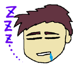 One day of the foppish man who works sticker #2054969