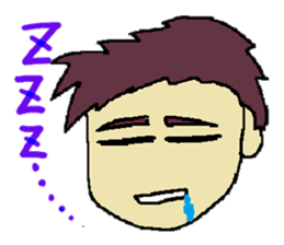 One day of the foppish man who works sticker #2054969