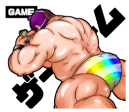 Second edition muscle wrestler bear sticker #2055146